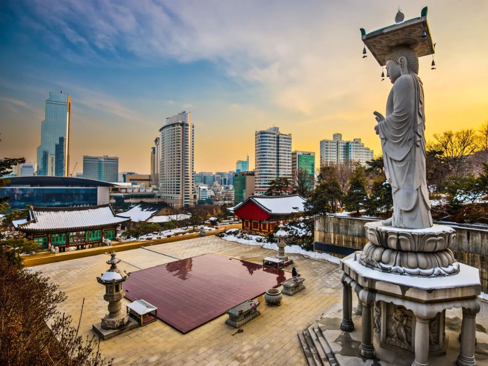 Imagem retrata Seul na Coreia do Sul
