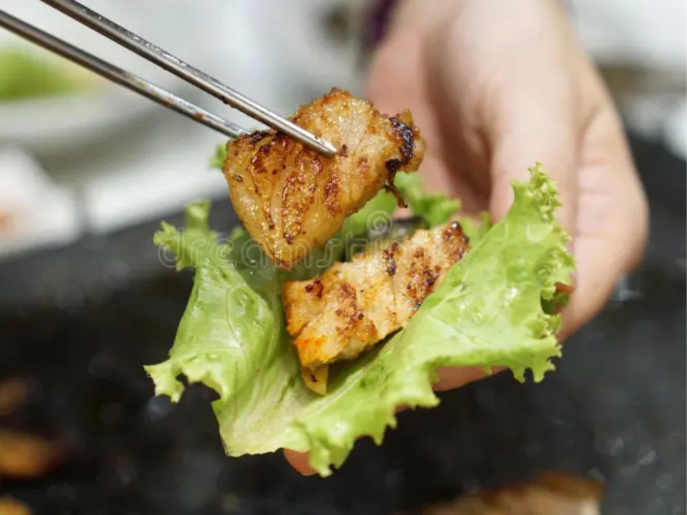 Samgyeopsal comida sul coreana